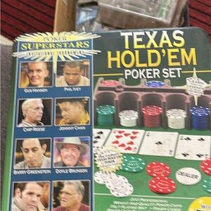Texas Hold'em Poker Set - Multicolor